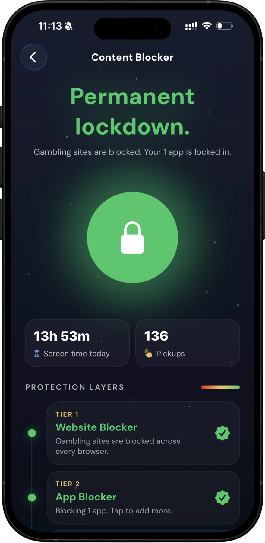 NEVRR content blocker and its protection layers