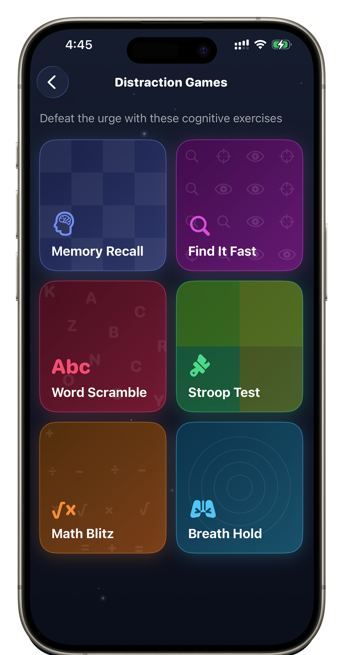 CashOut Learn library with tools and exercises to reinforce recovery